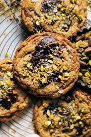 Chocolate Pistachio French Cookies